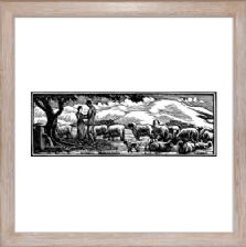 Shepherd and Shepherdesses state 2 - Unsigned - Ready Framed